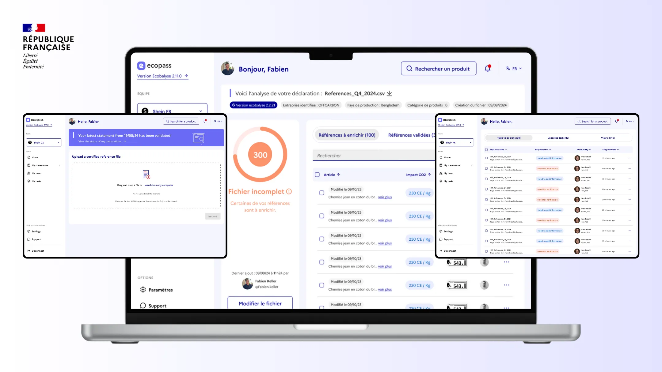 Ecopass Eco-Compliance Calculator Software Development Case Study - France Environmental Compliance Platform for Fashion Suppliers