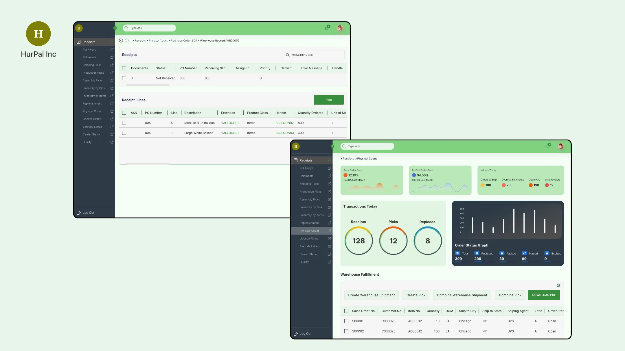 Hurpal Warehouse Management System Software Development Case Study - United States Supply Chain Technology Platform with Microsoft Dynamics Integration